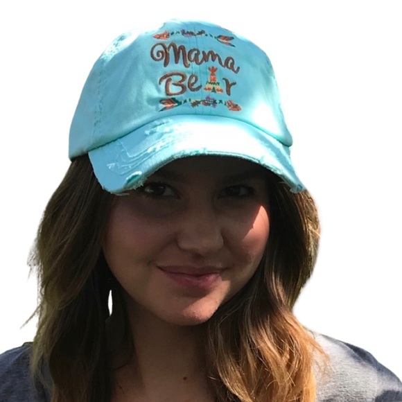 🧢 Mama Bear 🐻 Baseball Cap - Picture 2 of 7